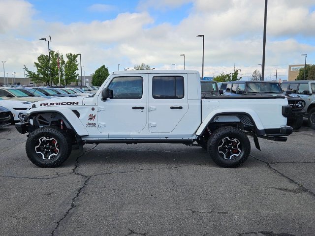 Used 2020 Bright White Clearcoat Jeep Rubicon image 8