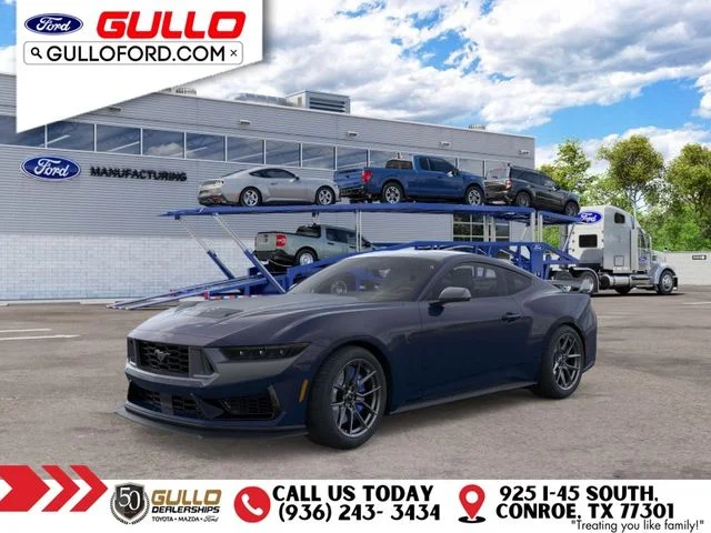 New 2026 Blue Ember Metallic Ford Dark Horse image 1
