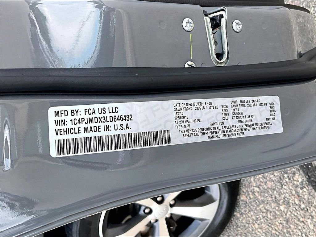 Used 2020 Gray Jeep Limited image 33