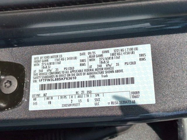 Used 2025 Gray Ford XLT image 36
