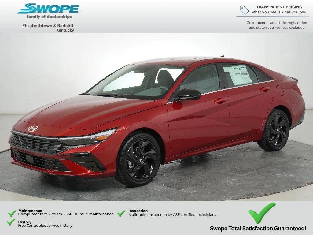 New 2026 Ultimate Red Hyundai SEL Sport Premium image 7