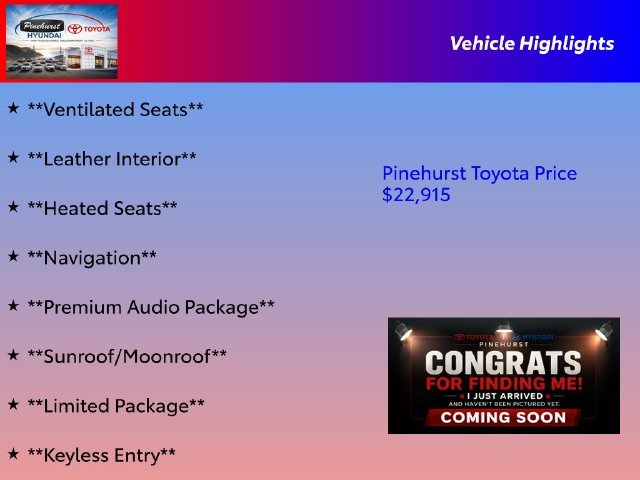 Used 2020 Red Hyundai Limited image 3