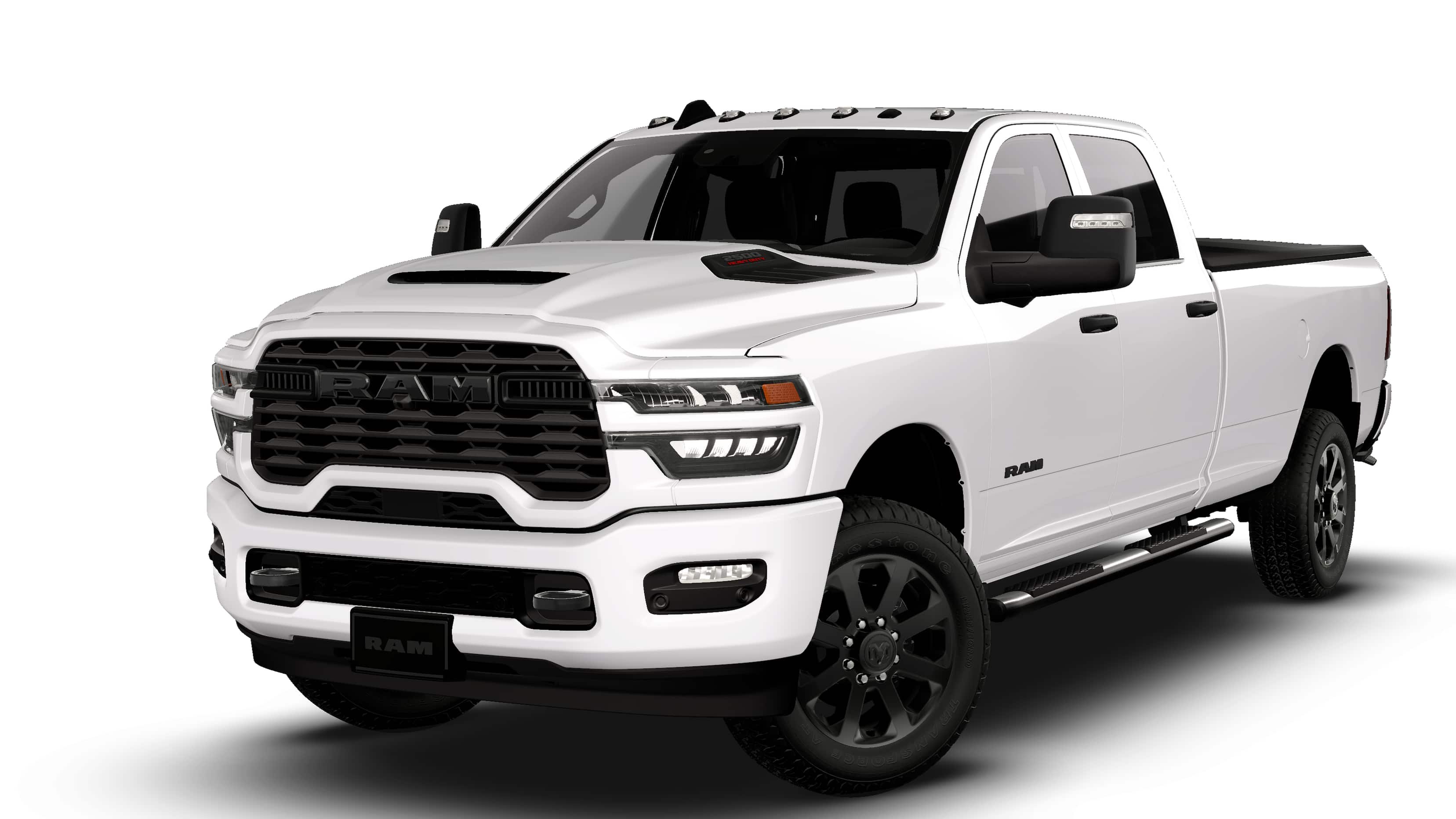 New 2026 Bright White Clear-Coat Exterior Paint RAM Black Express image 13