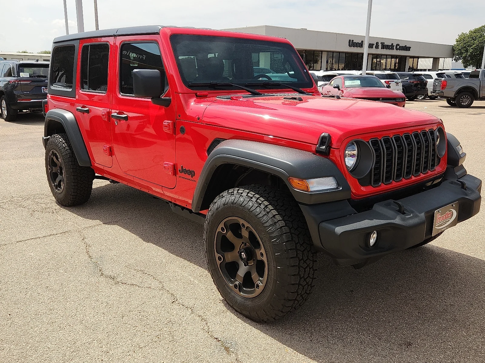 New 2026 Firecracker Red Clear-Coat  Paint Jeep 4-DOOR SPORT image 6