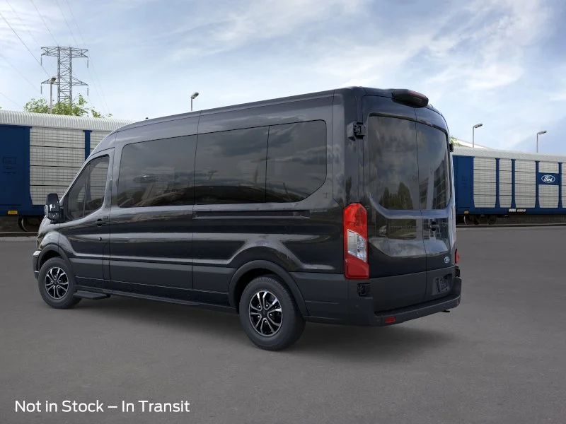 New 2026 Agate Black Metallic Ford Passenger Van XLT image 4