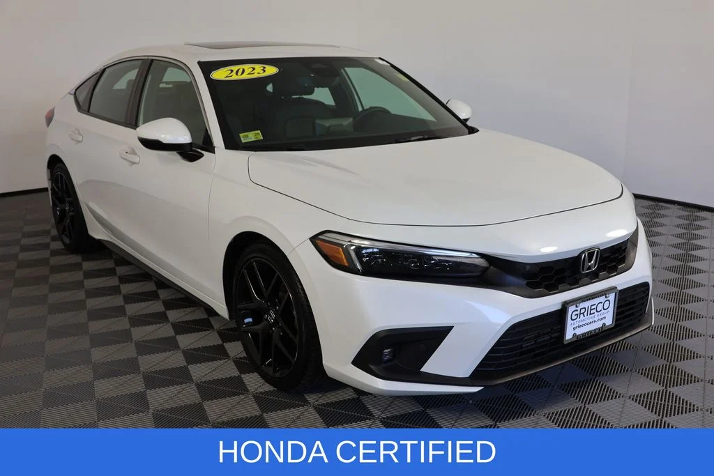 Certified Used 2023 White Honda Sport Touring image 1