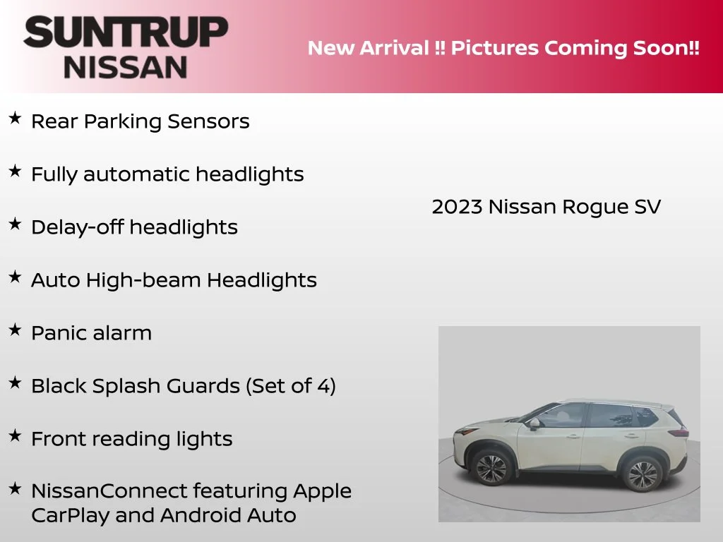 Certified Used 2023 Pearl White Nissan SV image 7
