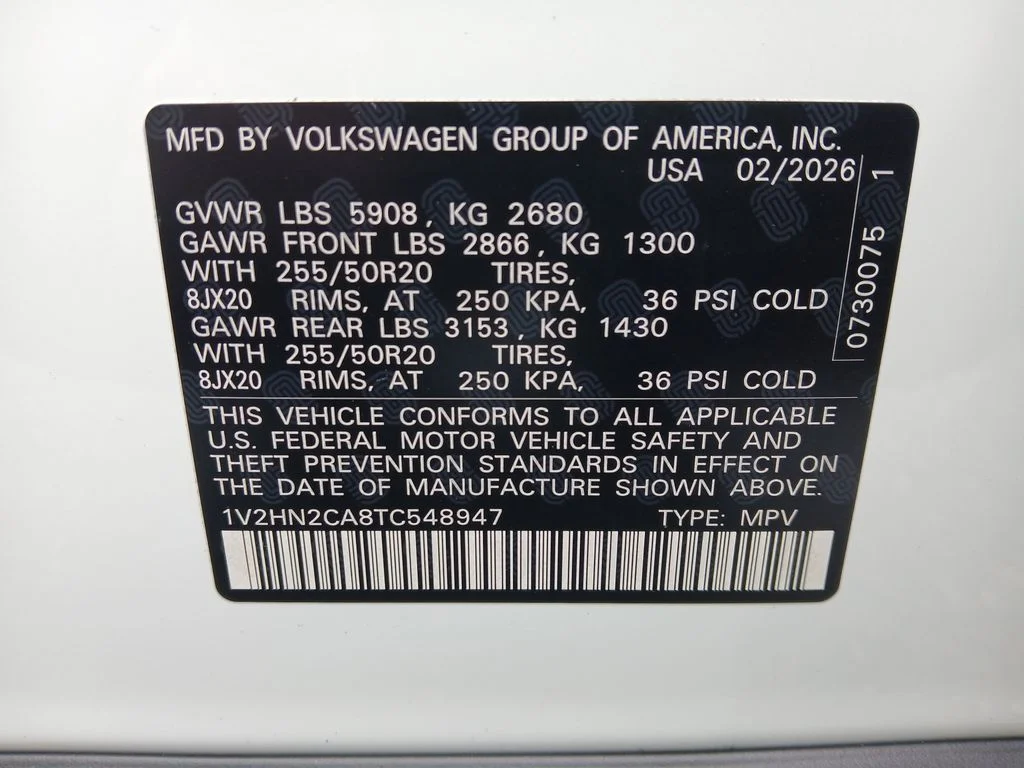 New 2026 White Volkswagen SE w/Technology image 28