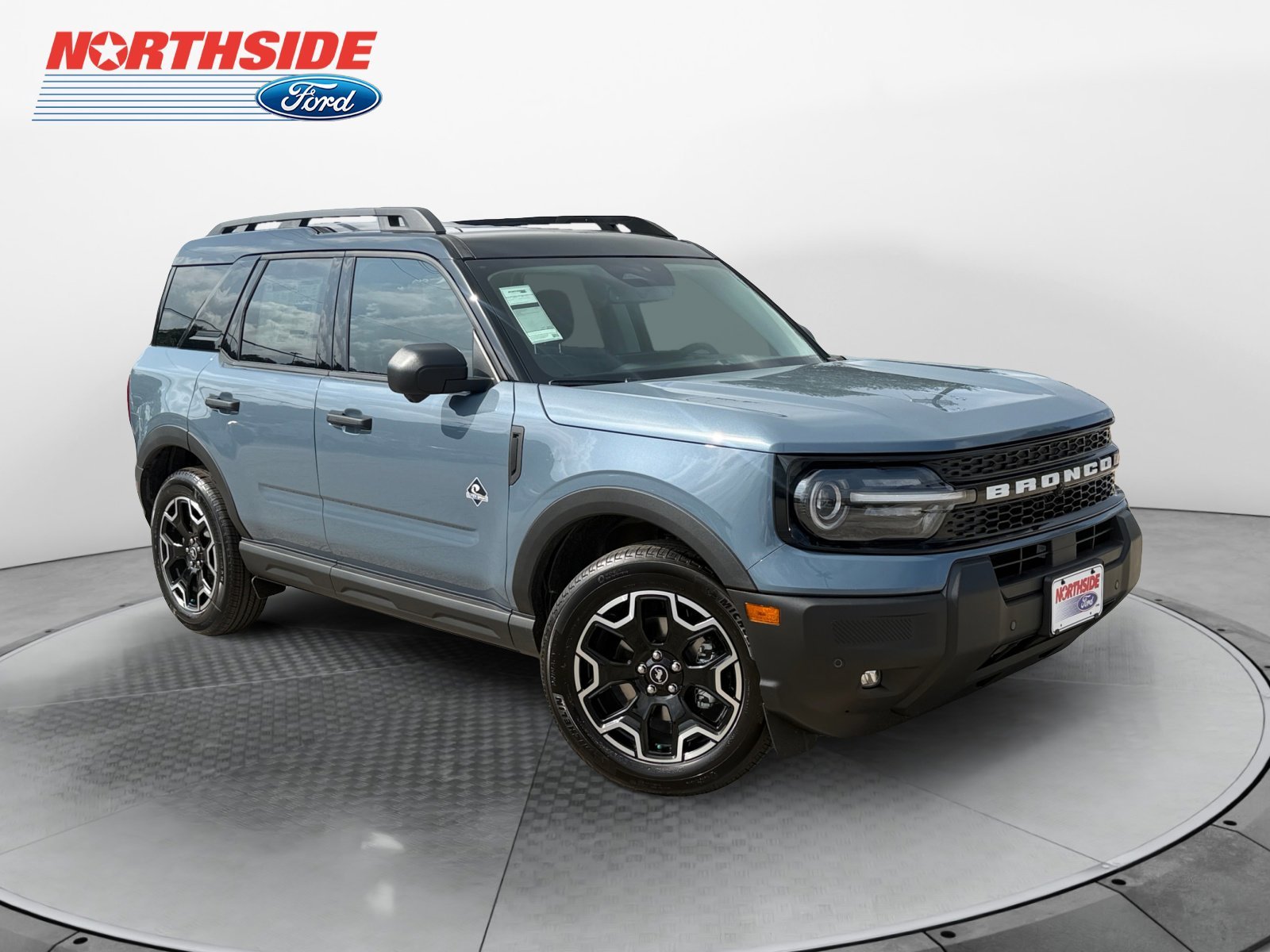 New 2026 Azure Gray Metallic Tri-Coat Ford Outer Banks image 1