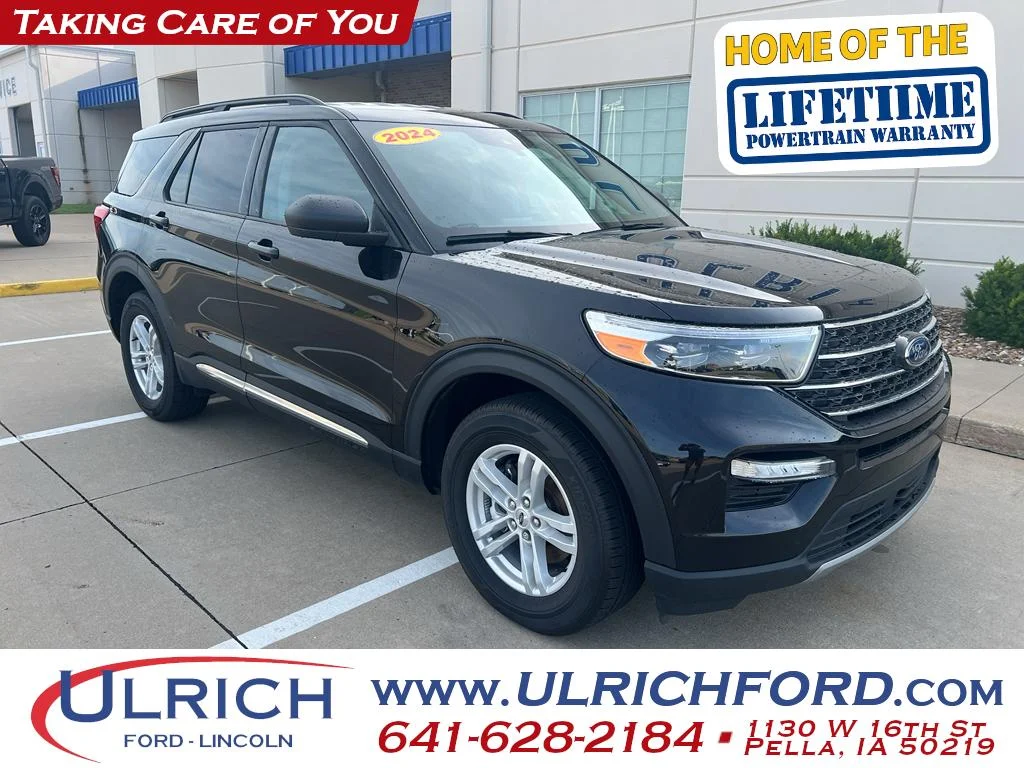 Used 2024 Agate Black Metallic Ford XLT image 1