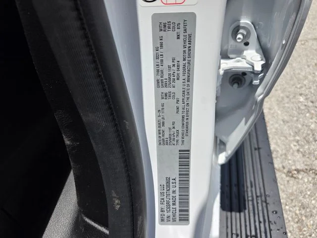 New 2026 Bright White Clear-Coat Exterior Paint RAM Laramie image 20