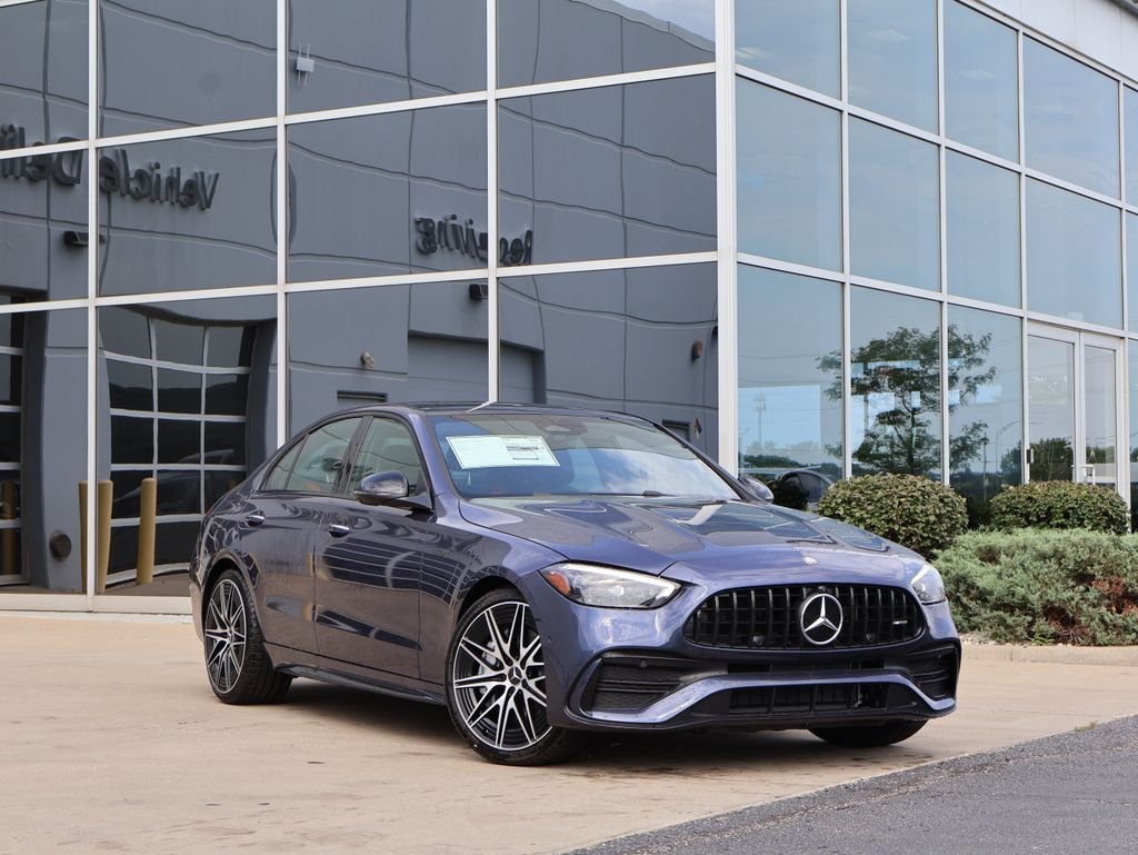 New 2026 Twilight Blue Metallic Mercedes-Benz C 43 AMG® image 1