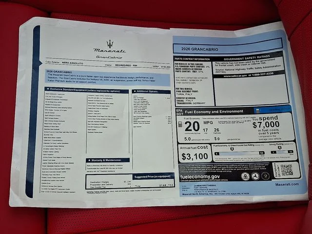2026 Maserati GranCabrio Base - Photo 18