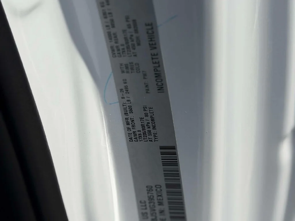 New 2027 Bright White Clear-Coat Paint RAM Tradesman image 14