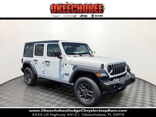 New 2026 Bright White Clear-Coat Exterior Paint Jeep Sport S image 1