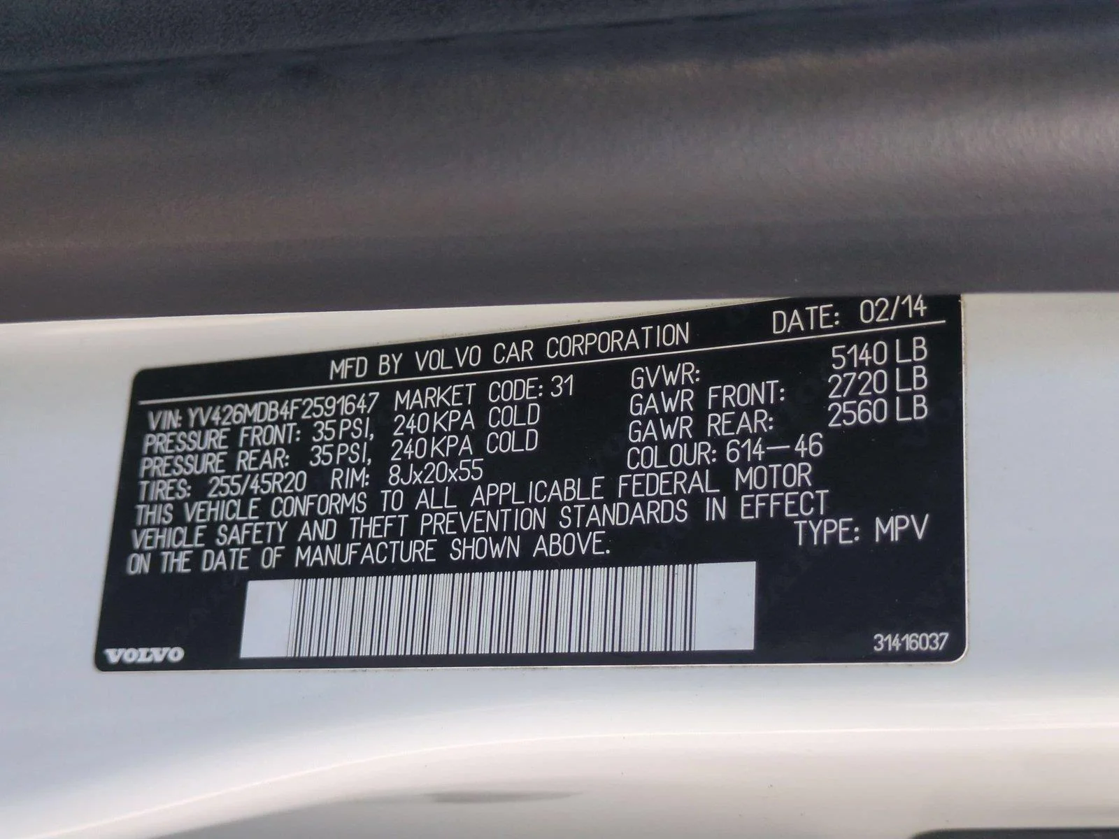 Used 2015 Ice White Volvo T5 Drive-E Premier image 38