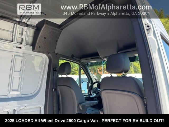 New 2025 Silver Gray Mercedes-Benz 2500 High Roof All Wheel Drive with 144 Wheel Base image 33