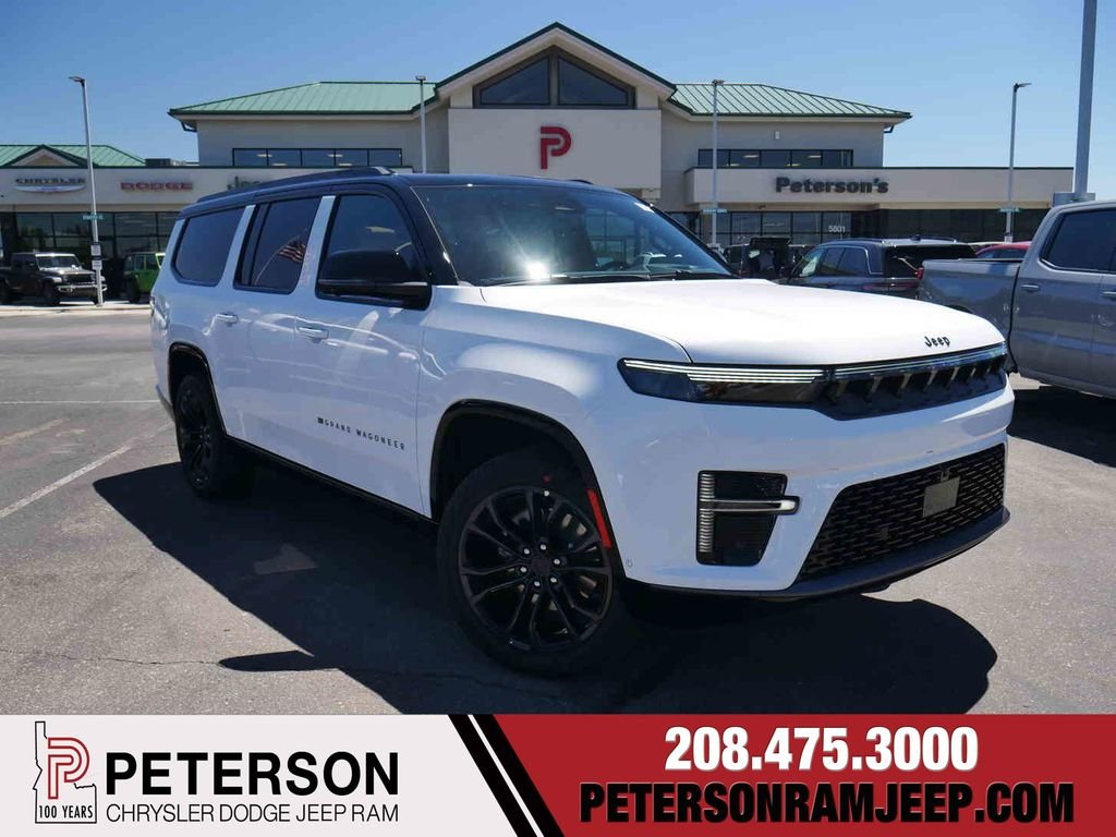 New 2026 Bright White Clear-Coat Exterior Paint Jeep Grand Wagoneer image 1