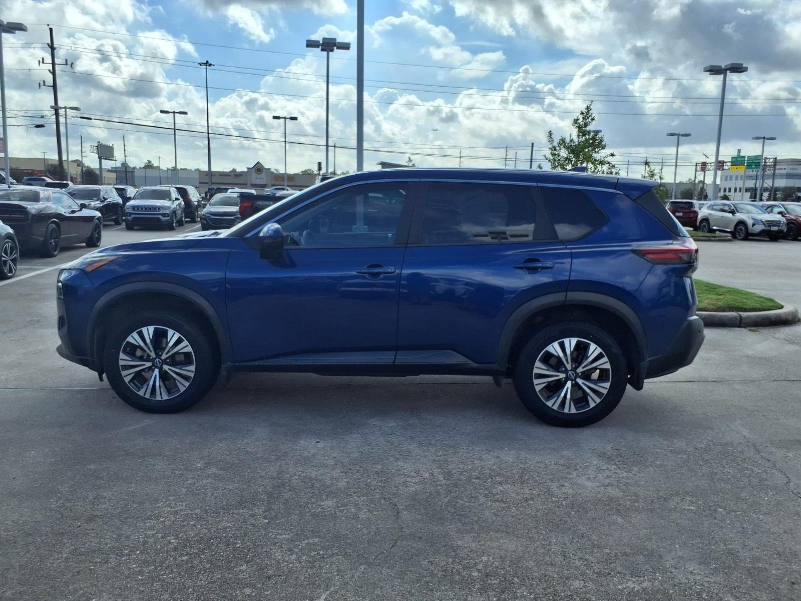 2022 Nissan Rogue SV Blue at Robbins Nissan
