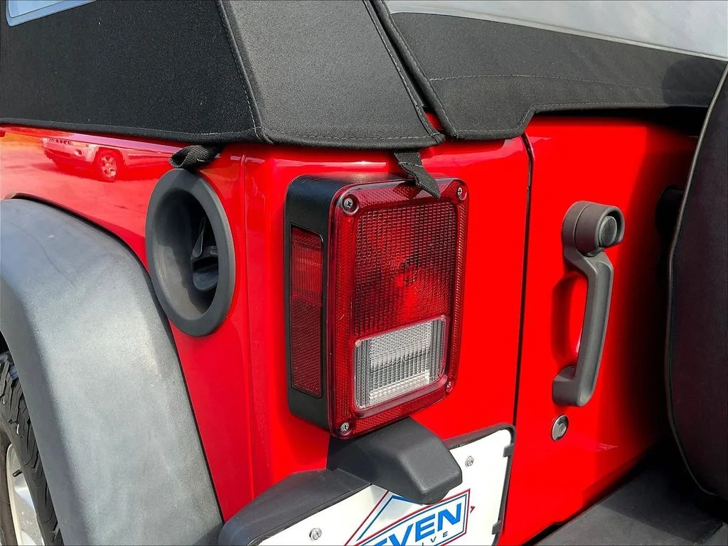 Used 2017 Red Clearcoat Jeep Unlimited Sport image 25