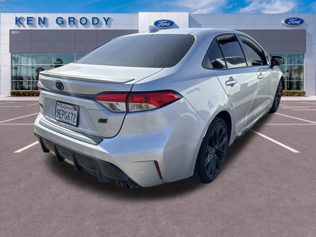 Used 2023 Silver Toyota SE image 4