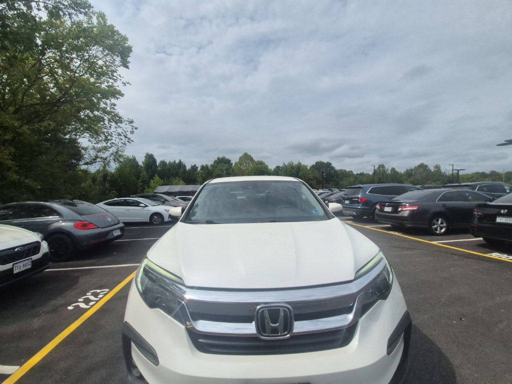 Used 2021 Platinum White Pearl Honda EX image 2