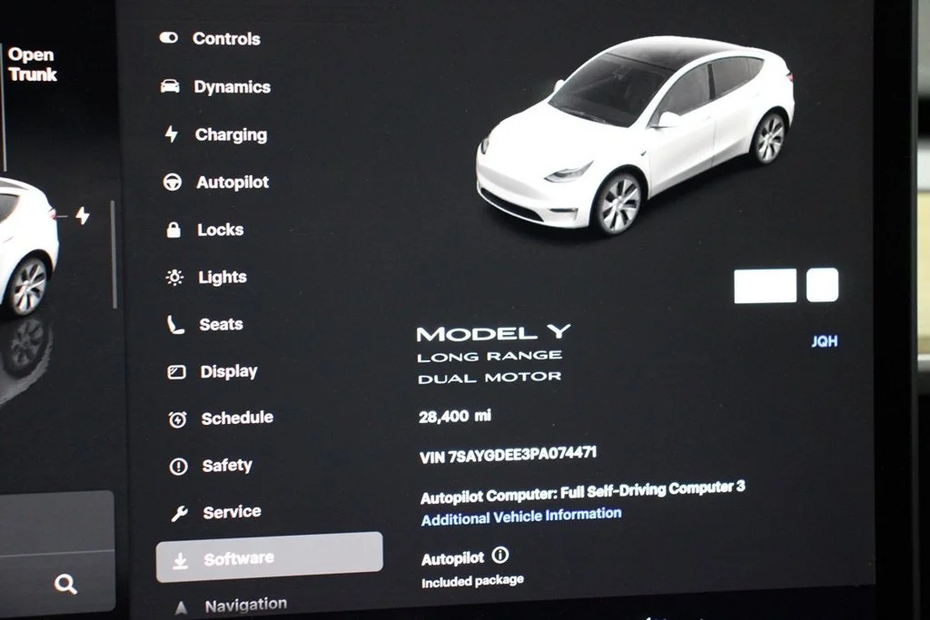 Used 2023 Pearl White Multi-Coat Tesla Long Range image 19