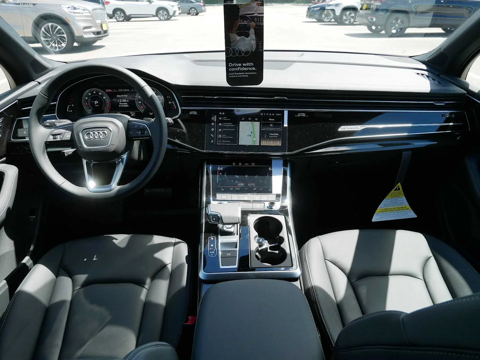 Used 2025 Glacier White Metallic Audi Premium Plus image 12