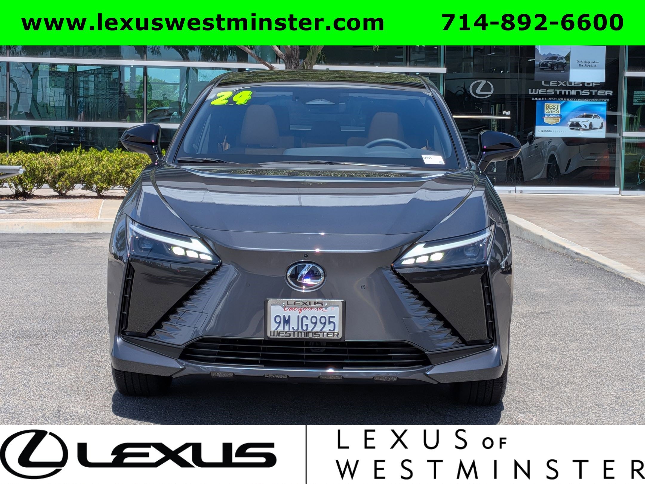 Certified 2024 Lexus RZ Premium with VIN JTJABABB2RA003778 for sale in Westminster, CA