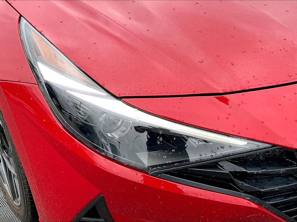 Used 2023 Scarlet Red Pearl Hyundai SEL image 28