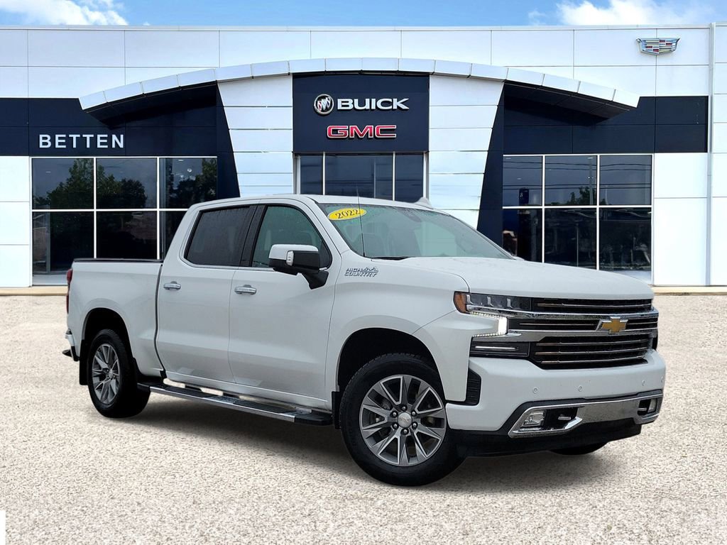 Certified Used 2022 Iridescent Pearl Tricoat Chevrolet High Country image 1