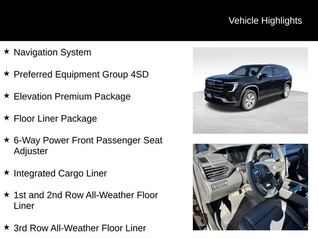 New 2026 Ebony Twilight Metallic GMC Elevation image 8
