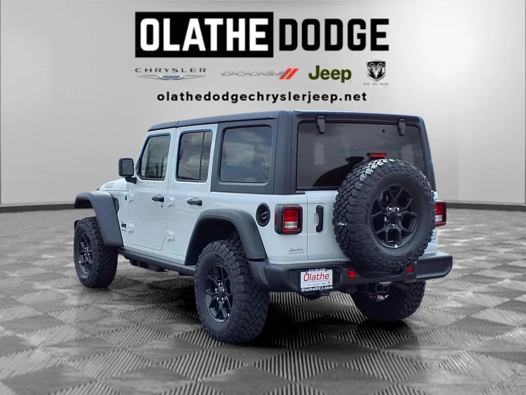 New 2026 Bright White Clear-Coat Exterior Paint Jeep Willys image 3