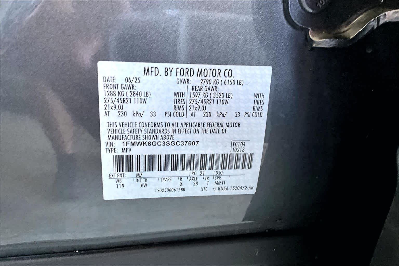Used 2025 Carbonized Gray Metallic Ford ST image 32
