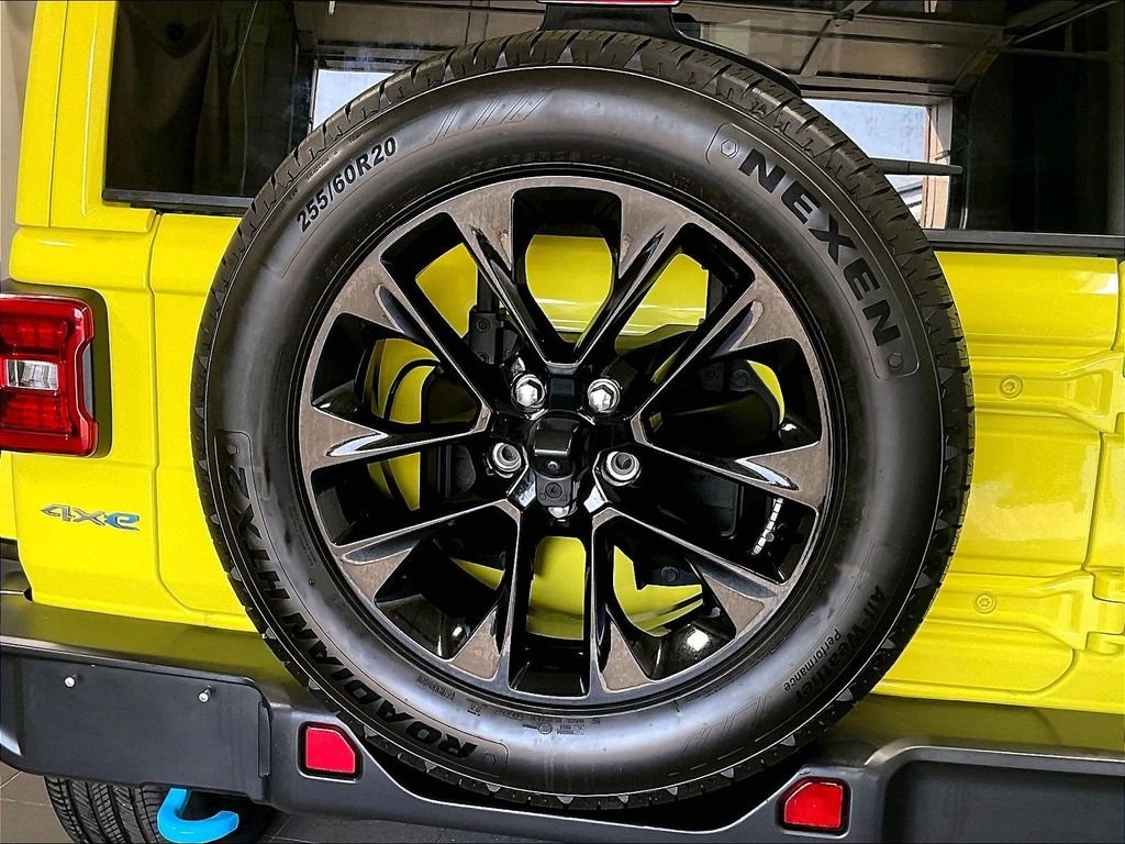 Used 2024 Yellow Jeep Sahara 4xe image 28
