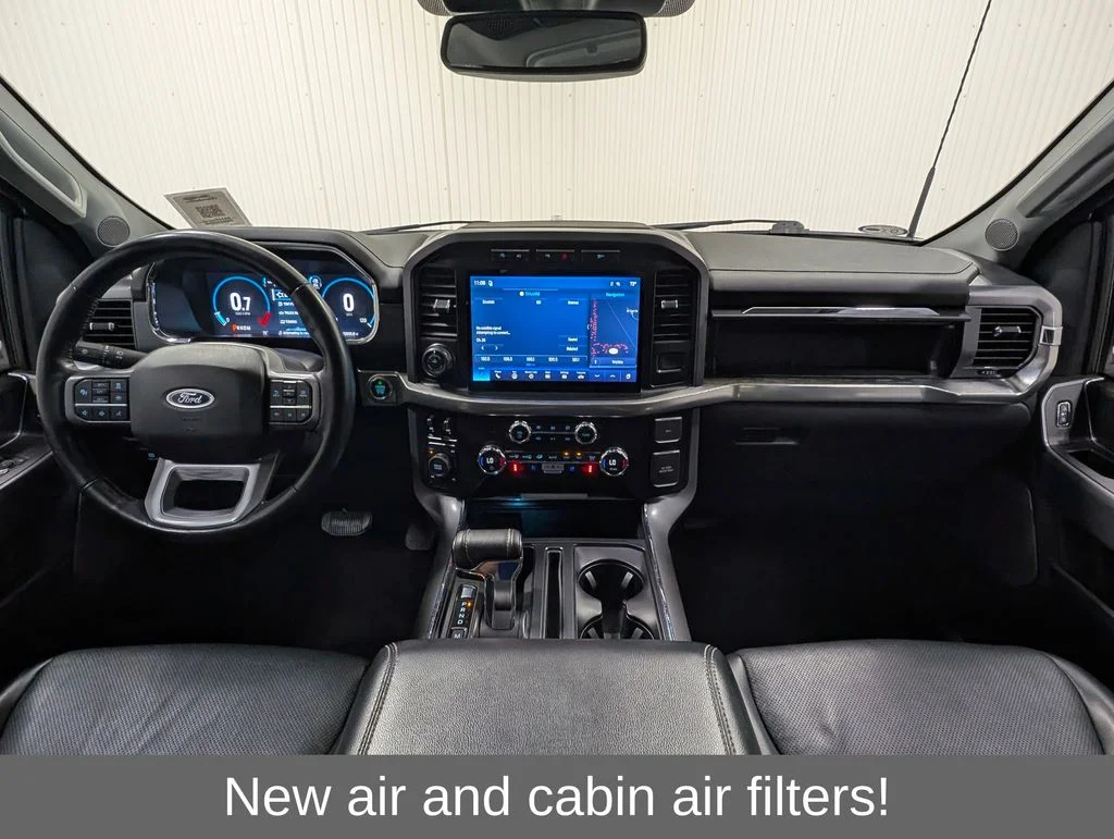 Certified Used 2021 Iconic Silver Metallic Ford Lariat image 3