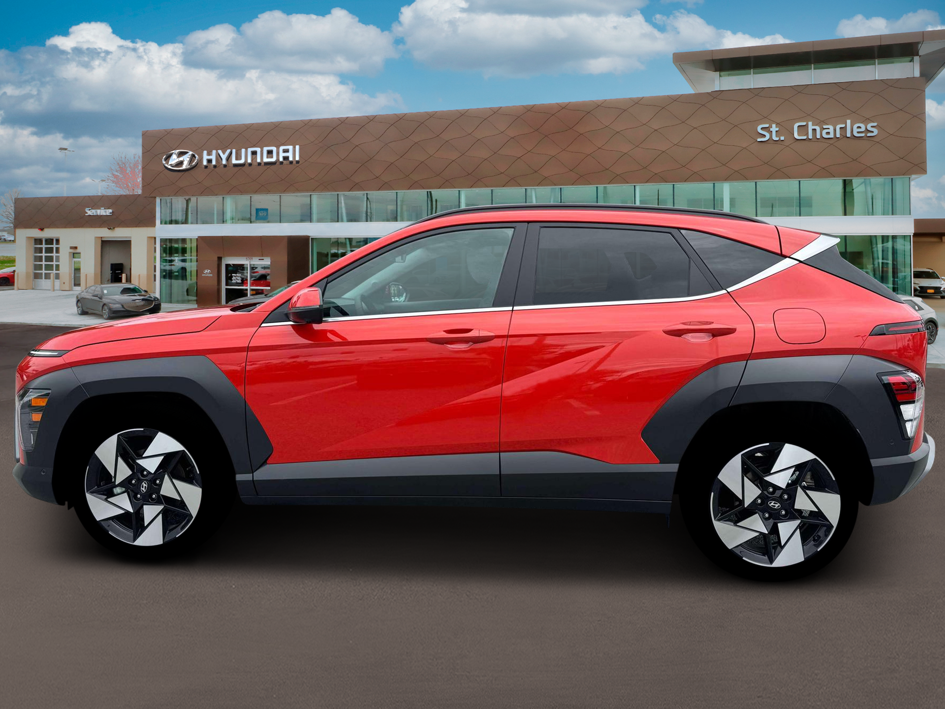 New 2026 Orange Hyundai Limited AWD image 3