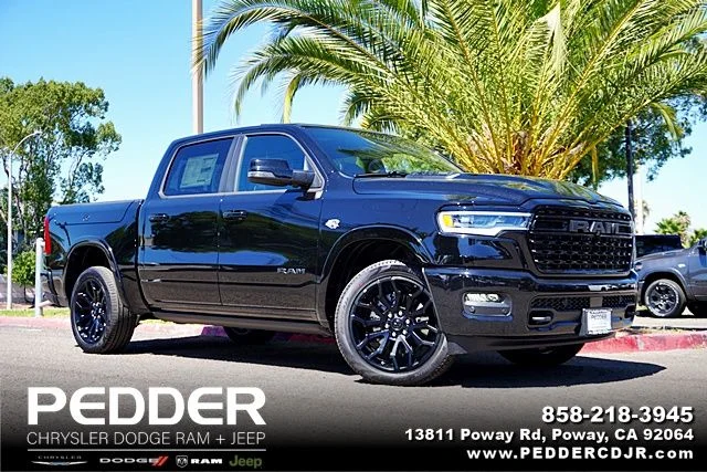 New 2026 Diamond Black Crystal Pearl-Coat Exterior Paint RAM Limited image 1