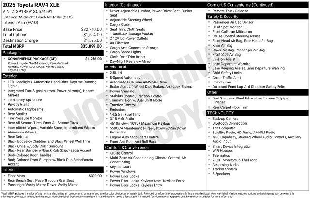 Certified Used 2025 MIDNIGHT BLACK METAL Toyota  image 35