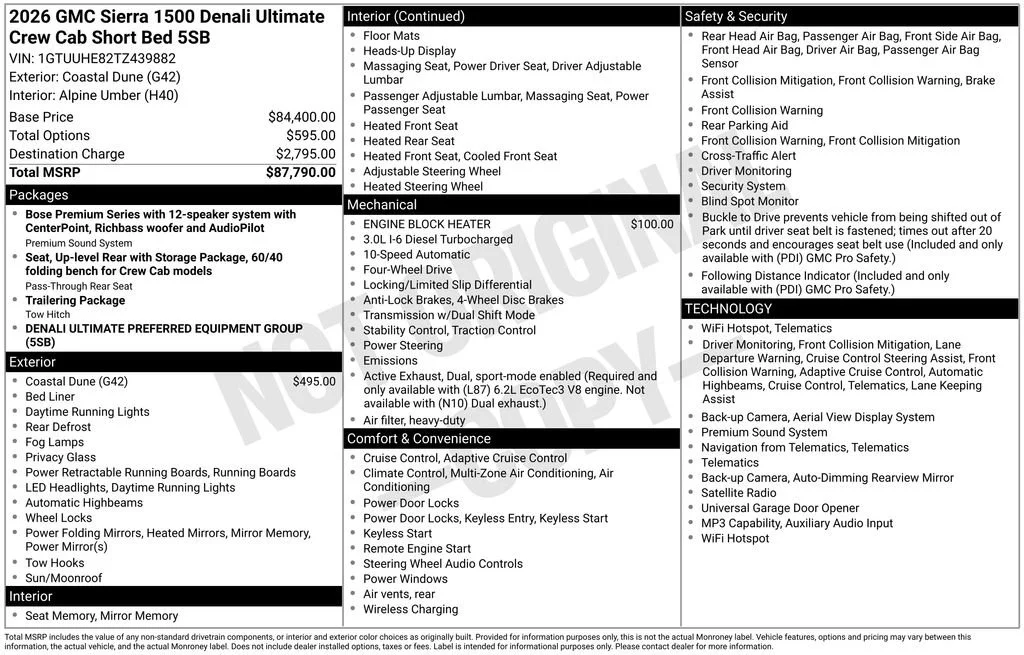 2026 GMC Sierra 1500 Denali Ultimate - Photo 5