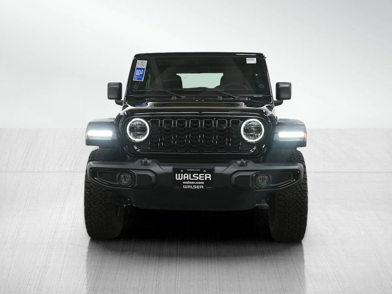 Used 2024 Black Clearcoat Jeep Willys image 8