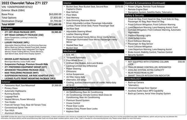 Used 2022 Black Chevrolet Z71 image 23
