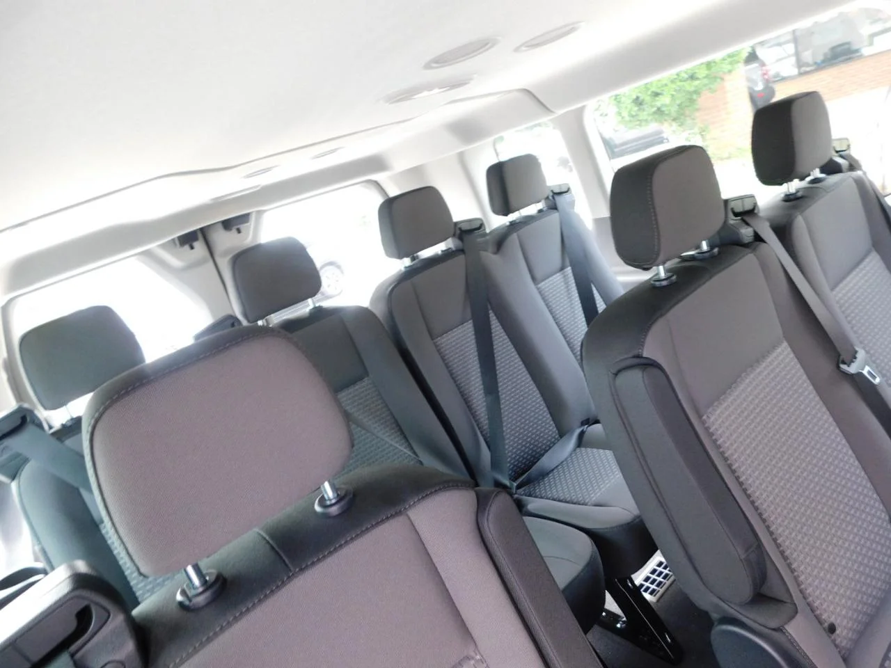 New 2026 Carbonized Gray Metallic Ford Passenger Van XLT image 14
