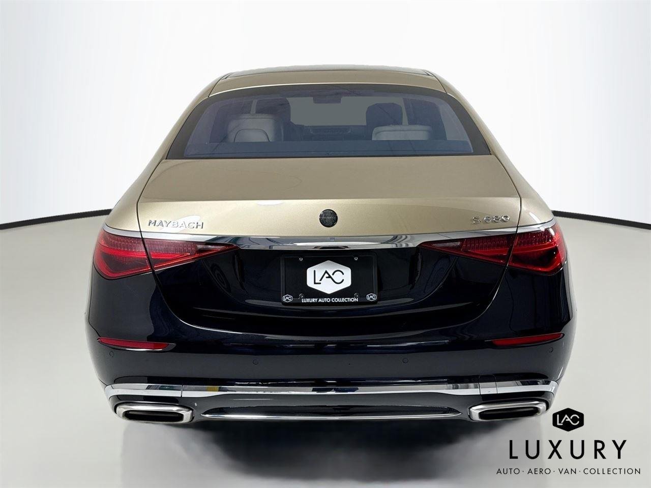 Used 2025 Kalahari Gold/Obsidian Black Mercedes-Benz Maybach S 680 | Mansory Trim | Factory Two Tone | $282k MSRP image 7