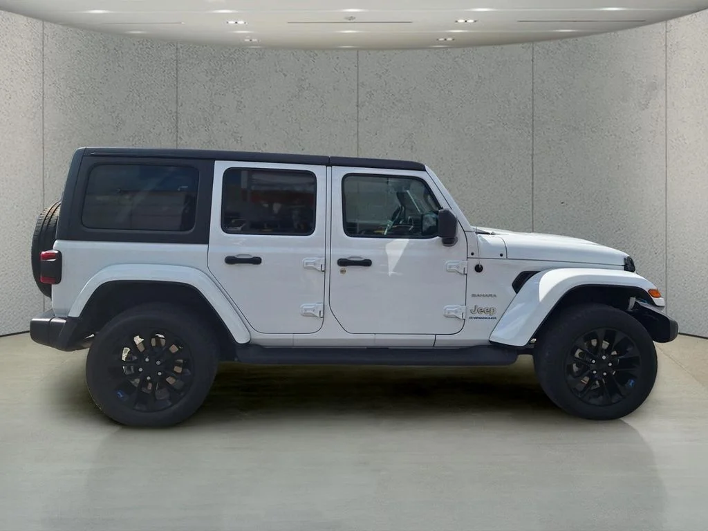Certified Used 2023 White Jeep Sahara 4xe image 6