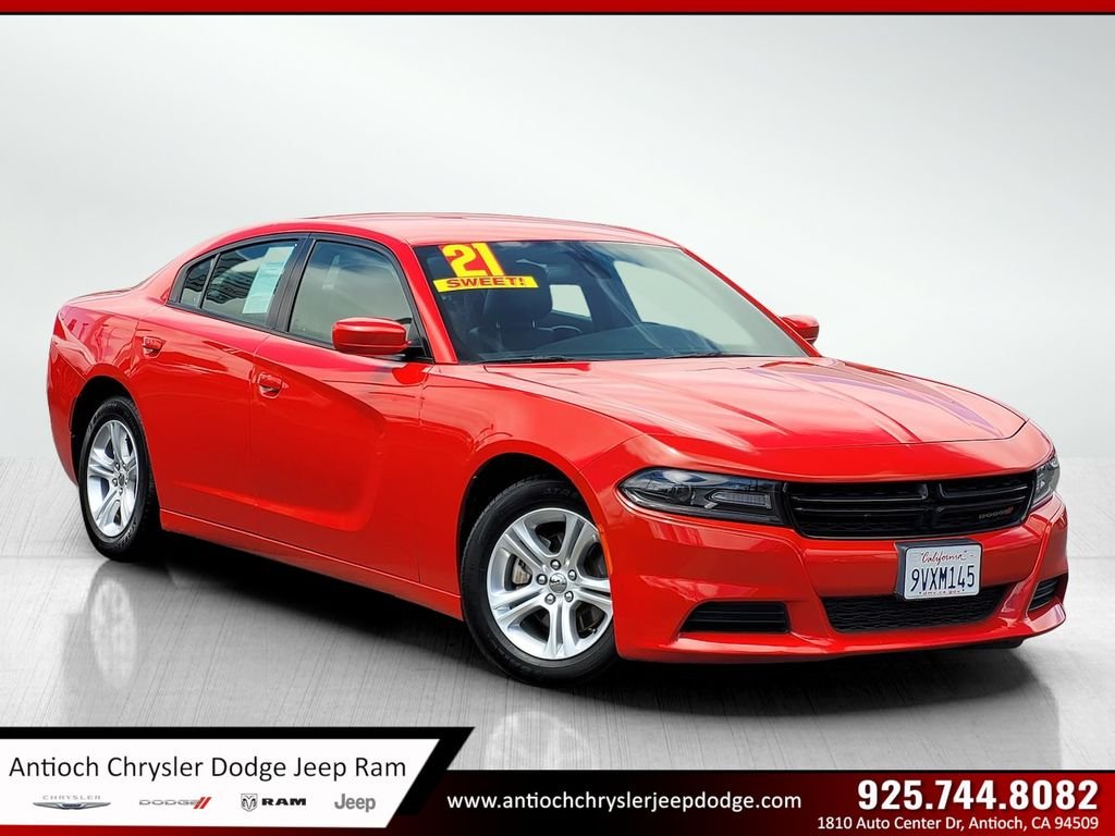 Used 2021 Red Dodge SXT image 1