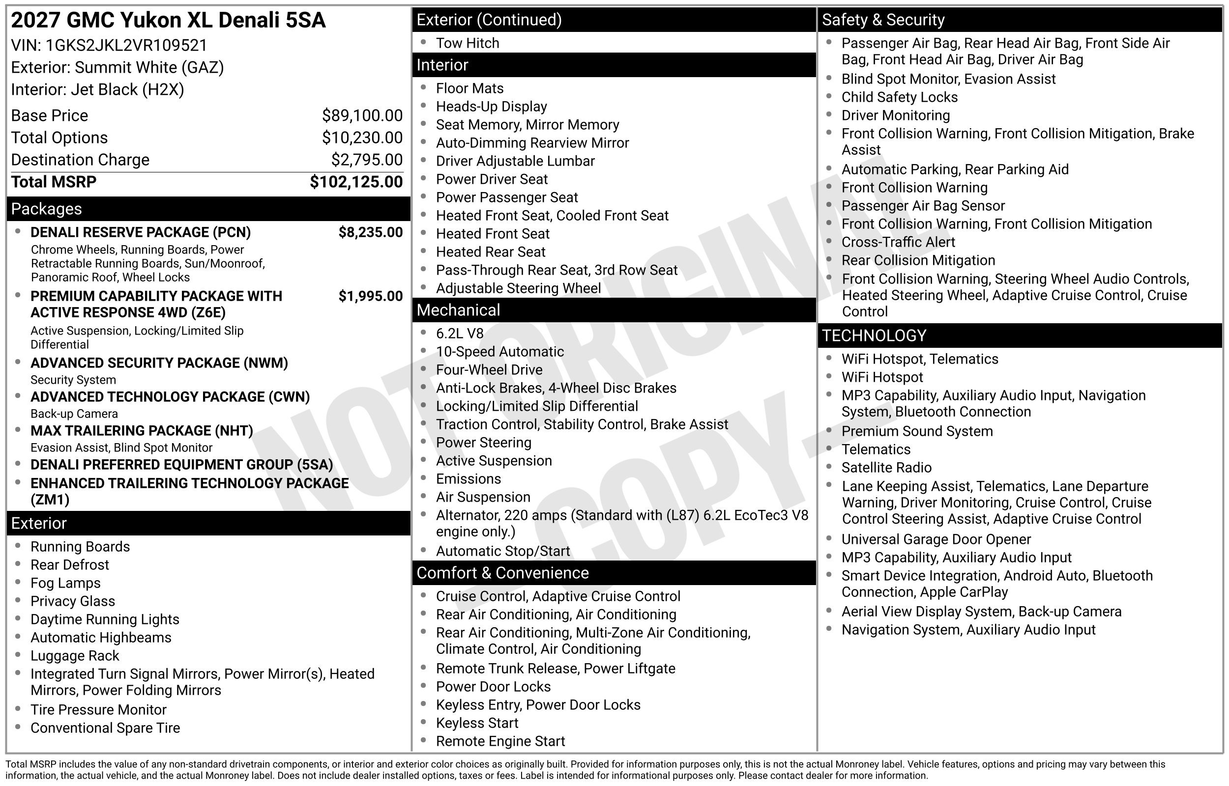New 2027 Summit White GMC Denali image 53