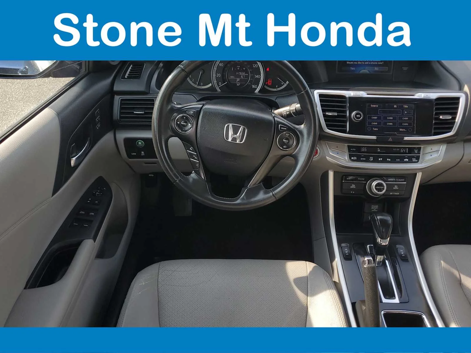 Used 2015 Obsidian Blue Pearl Honda EX-L image 13