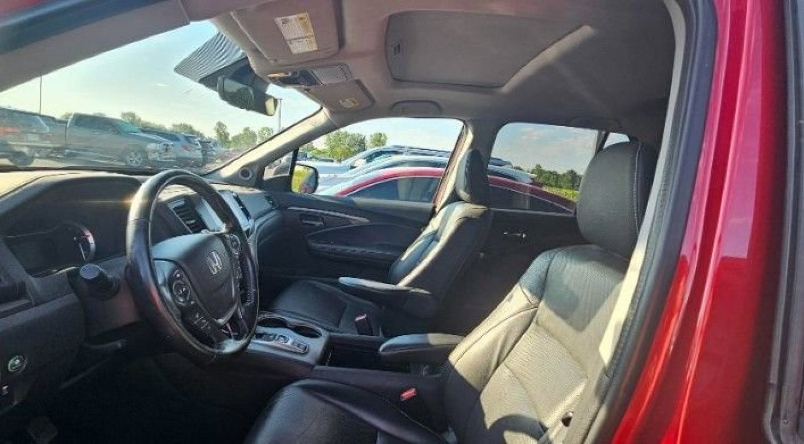 Certified Used 2022 Radiant Red Metallic II Honda AWD RTL-E image 8