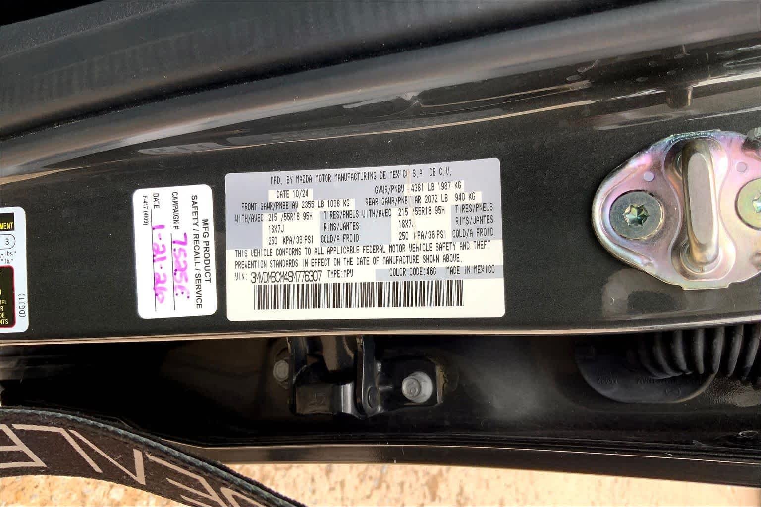 Used 2025 Machine Gray Metallic Mazda 2.5 S Preferred Package image 37